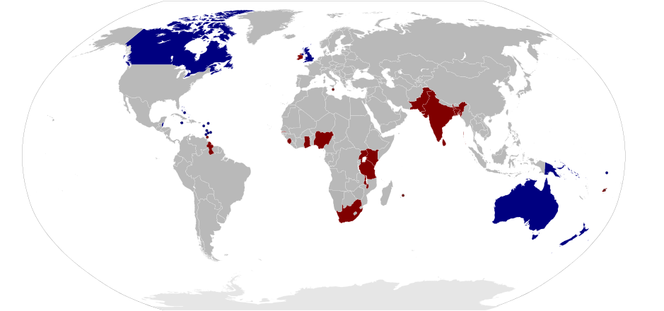 Karte der Commonwealth Rearms