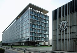 Foto der WHO-Zentrale in Genf